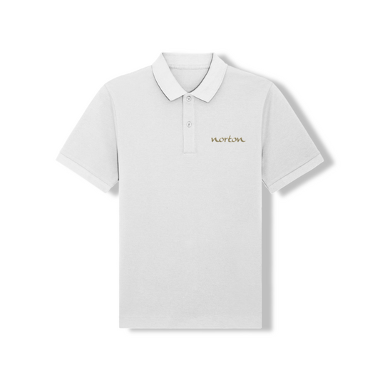 Polo Donna – Ricamo "Norton" in Filo Oro Metallizzato