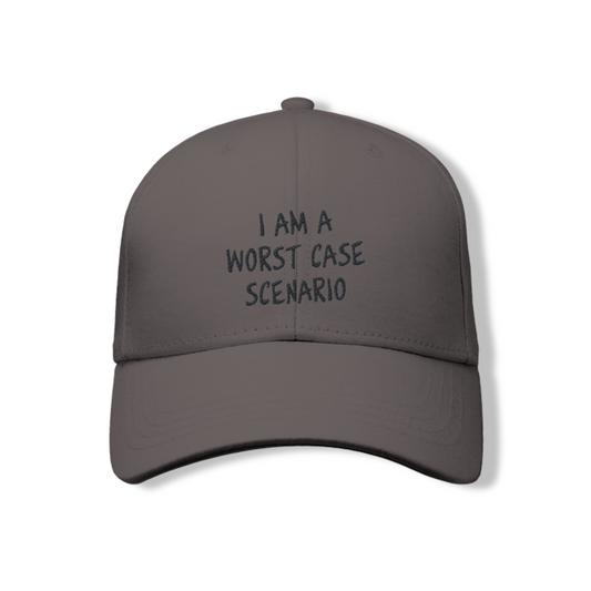 Cappellino donna ricamato - "worst case"