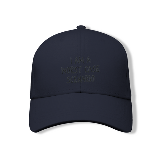 Cappellino donna ricamato - "worst case"