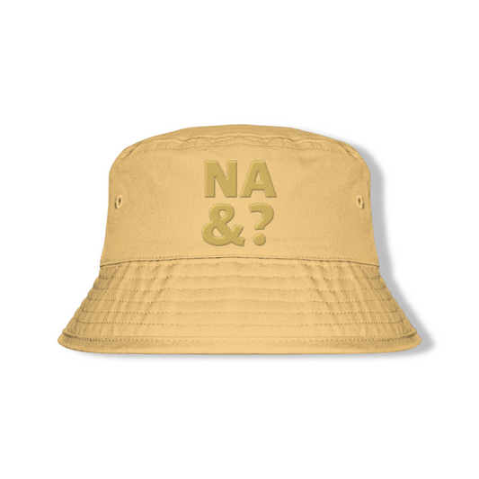 Cappello bucket unisex ricamato – "NA&?"