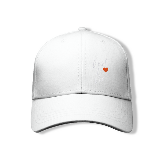 C’est la vie – Cappellino da Baseball Donna in Cotone Premium