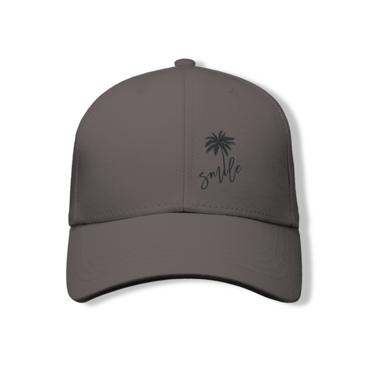 Women's Cotton Cap – "Smile" Embroidery