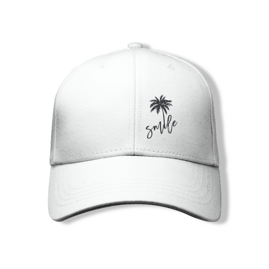 Cappellino Donna in Cotone – Ricamo "Smile"