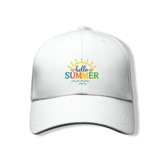 Cappellino Donna in Cotone – Ricamo "Summer"