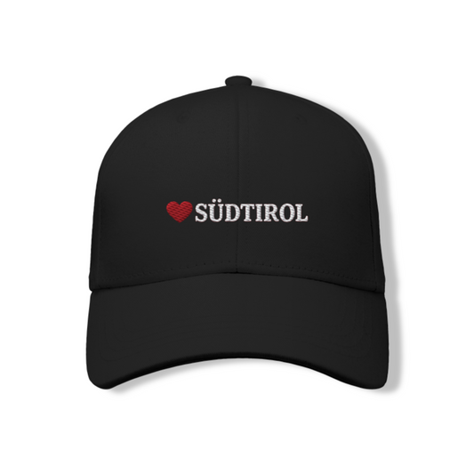 Damen Baumwollcap – “Südtirol” & Herz-Stickerei