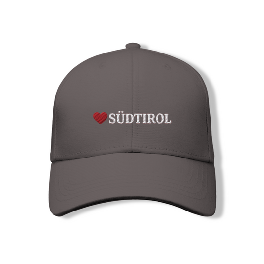 Damen Baumwollcap – “Südtirol” & Herz-Stickerei