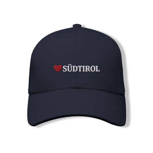 Damen Baumwollcap – “Südtirol” & Herz-Stickerei
