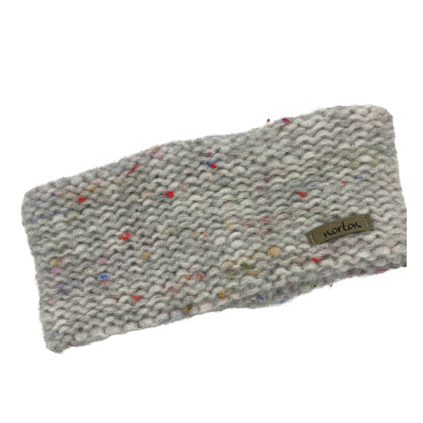 1221 Stirnband in Multicolor Merino Wolle