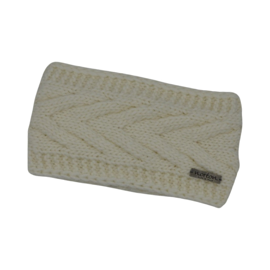 Bandeau en laine mérinos à doublure polaire douce