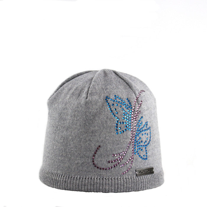 Kids' Wool Beanie with Rhinestones