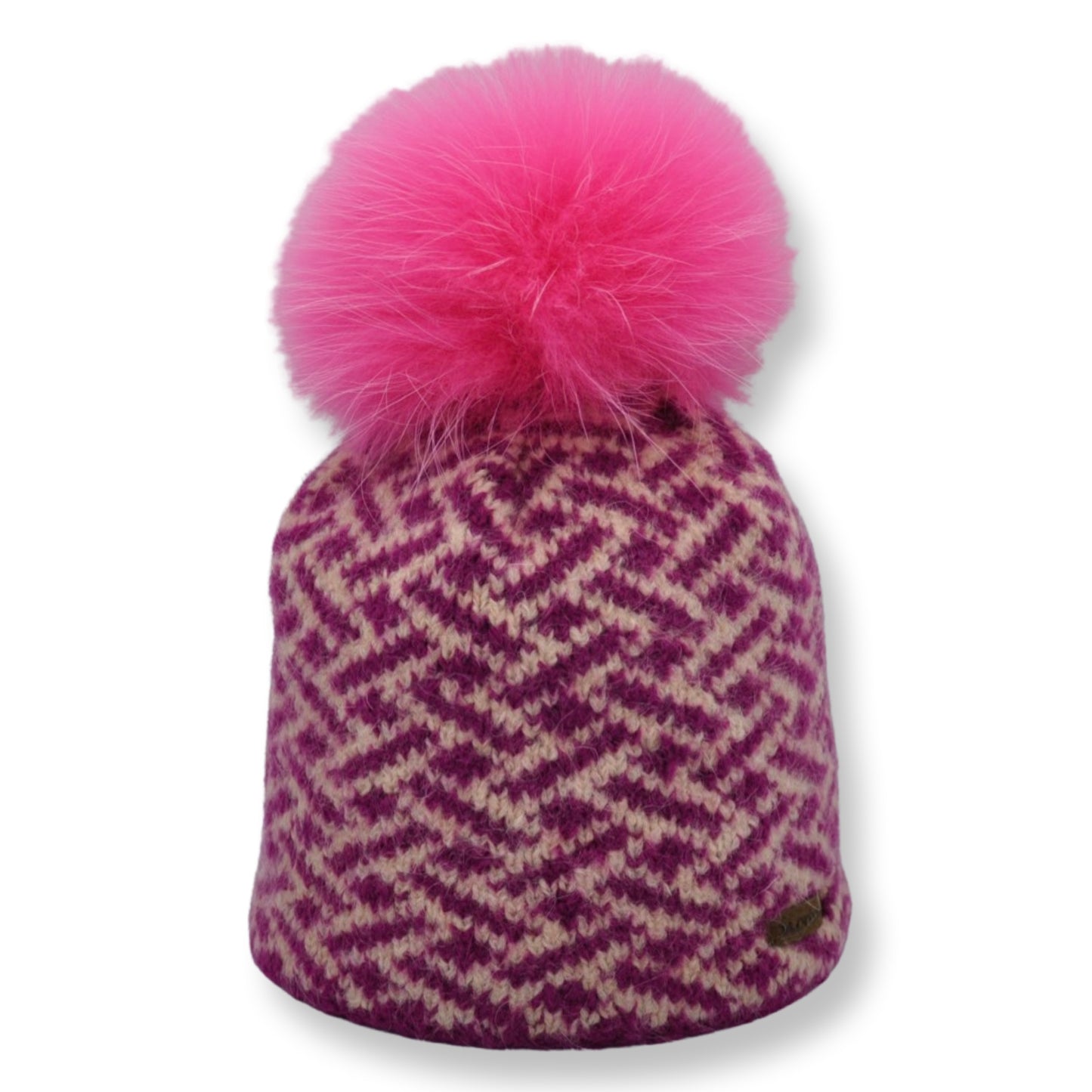 8728 - Norton Damenmütze aus Mohair mit Bommel
