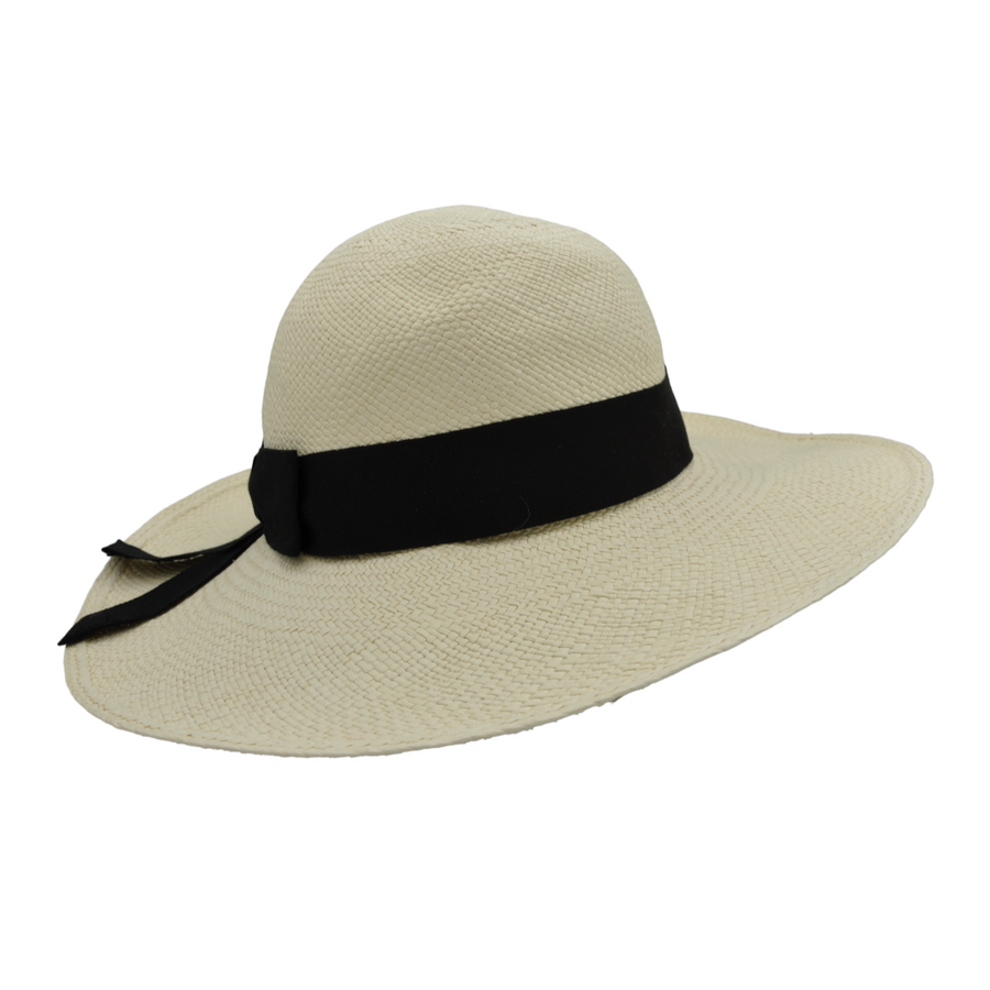 Chapeau Panama pour femme en paille toquilla