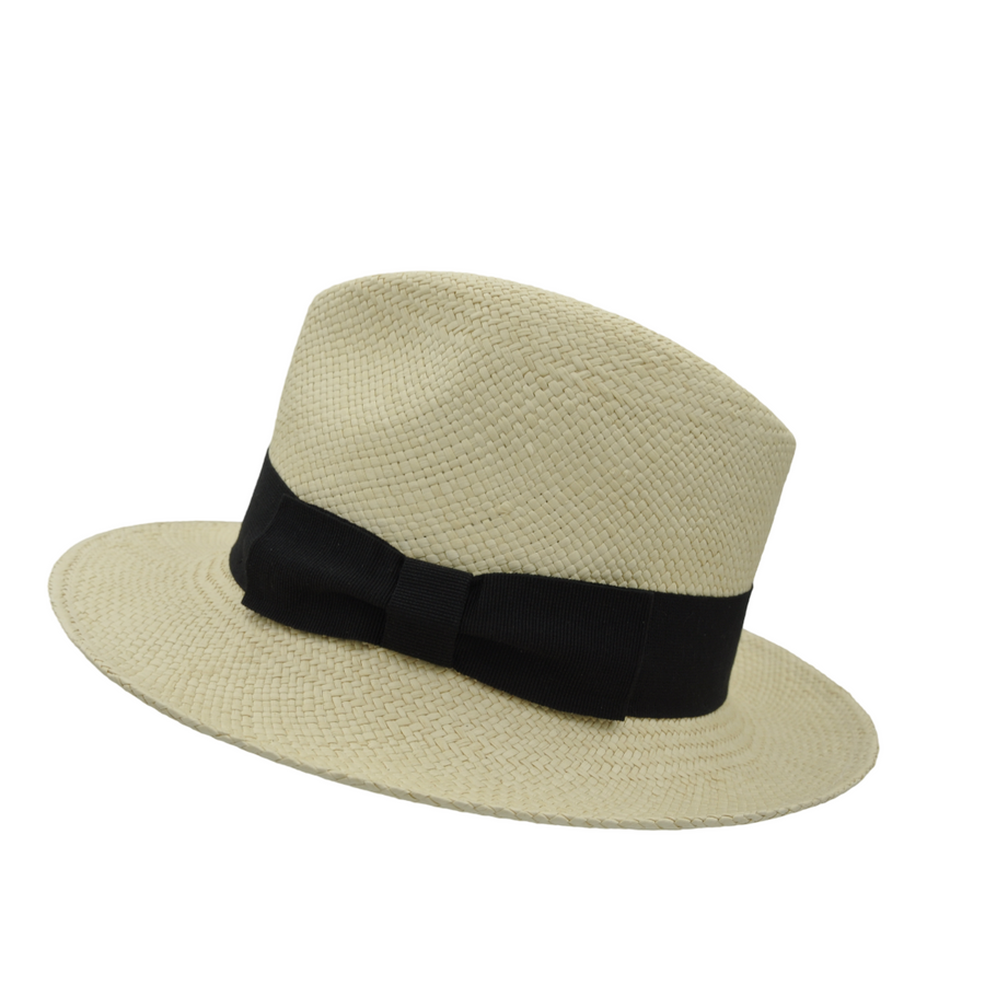Chapeau Panama unisexe en paille toquilla
