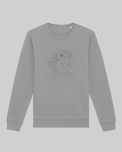 Damen-Sweater aus Premium Baumwolle – „ Fine Line“