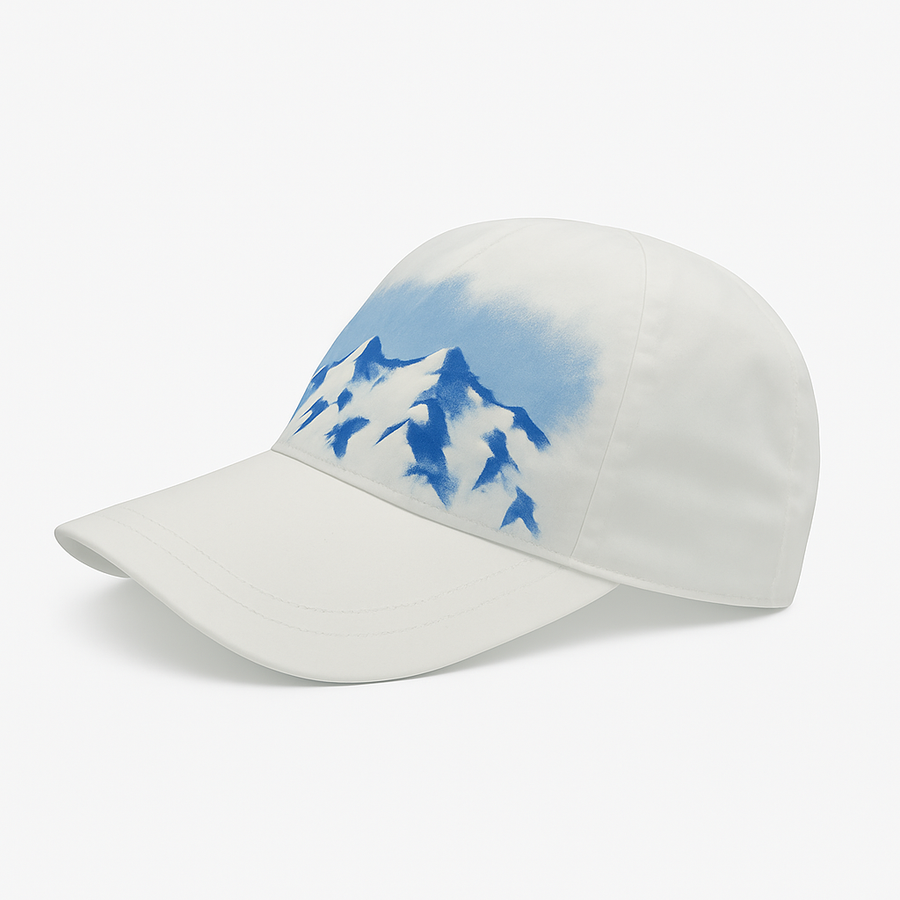 Cappellino da baseball in cotone dipinto a mano