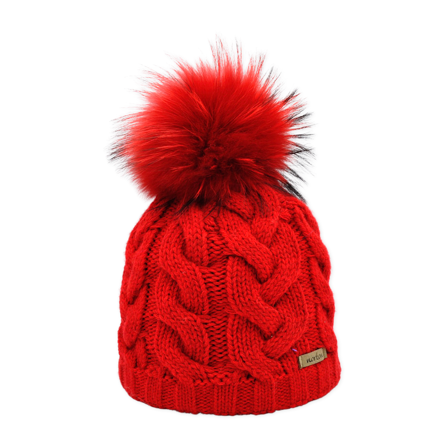 Merino Wool Beanie with Bobble