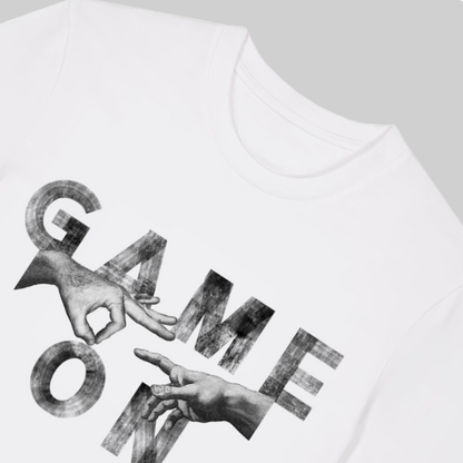 Man's Premium Cotton Shirt – "Game on"