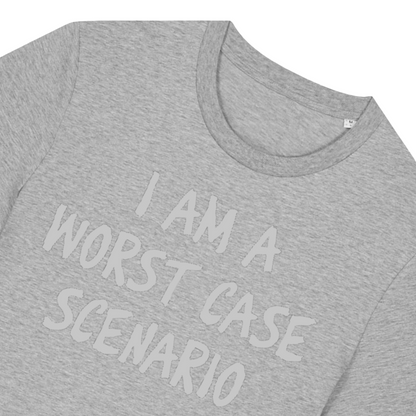 T-Shirt unisex premium cotone organico – "worst case"