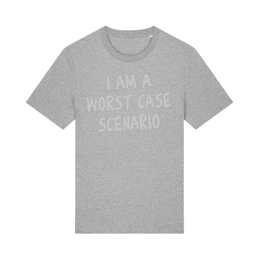 T-Shirt unisex premium cotone organico – "worst case"