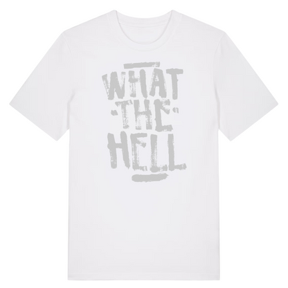T-Shirt uomo cotone premium – "What the hell"