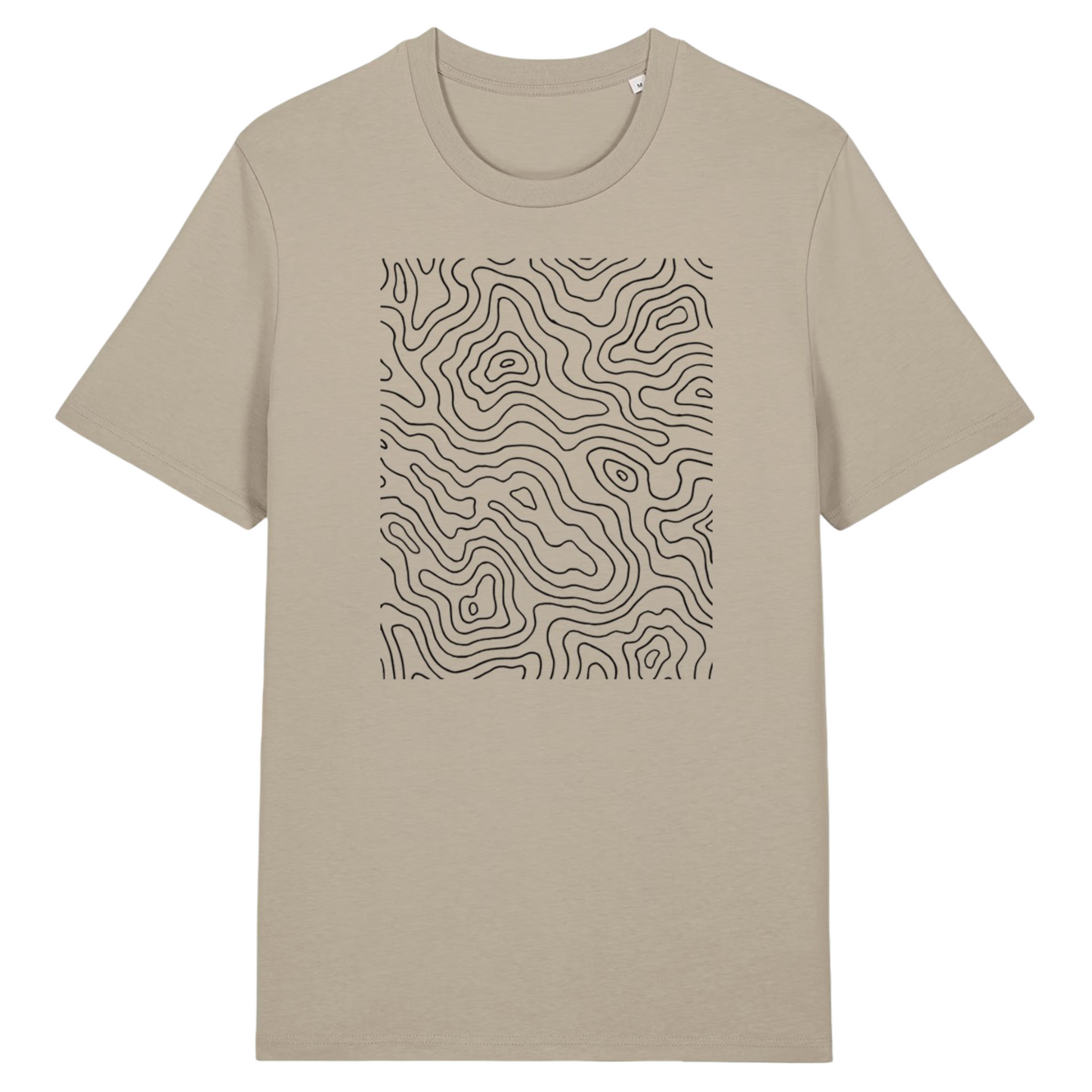 Herren-Shirt aus Premium Baumwolle – „ Topographical Map“