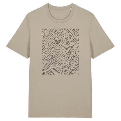Herren-Shirt aus Premium Baumwolle – „ Topographical Map“