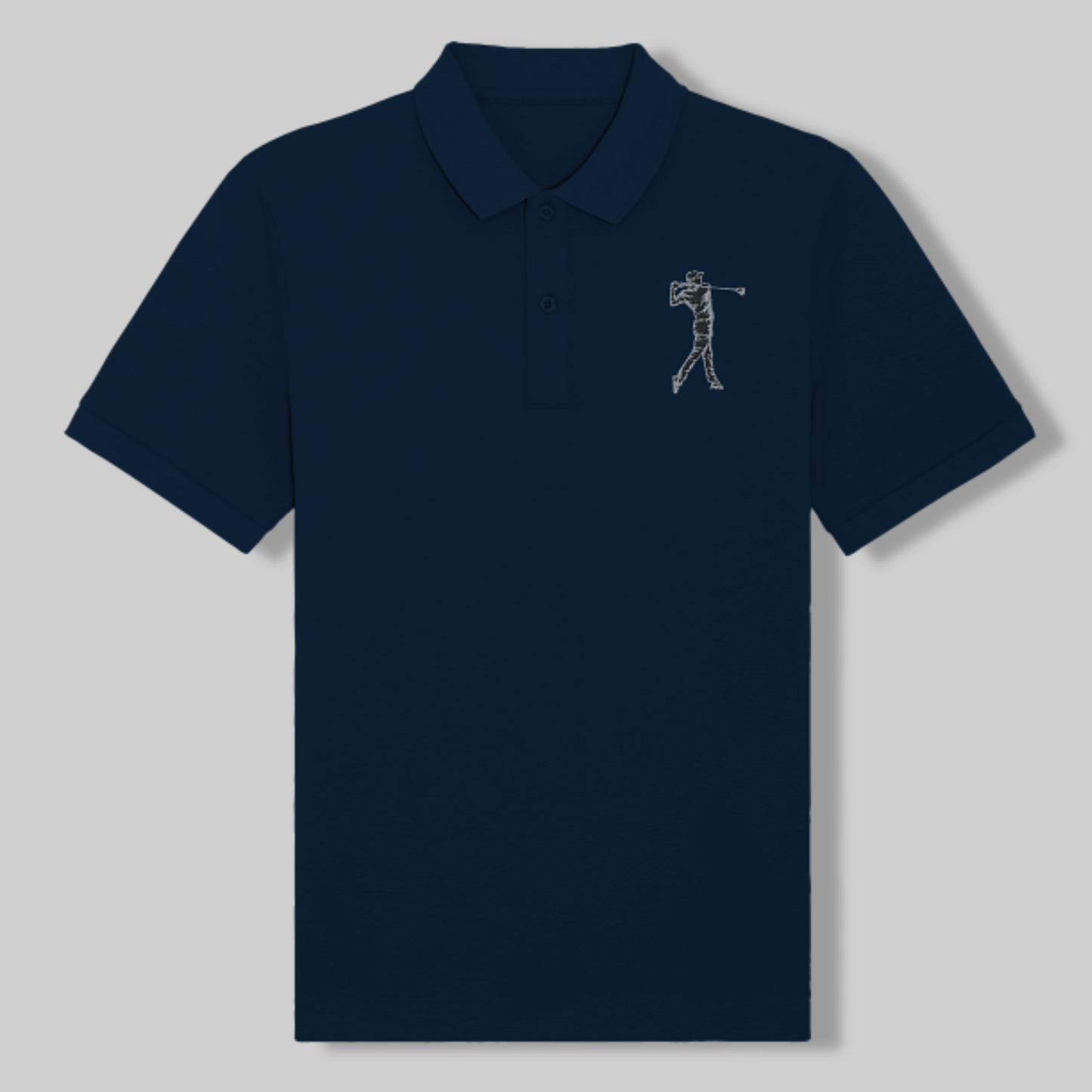 Men’s Polo Shirt – Golfer Embroidery