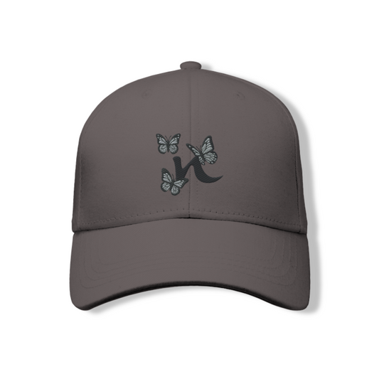 Women's Cotton Cap – Butterfly Embroidery