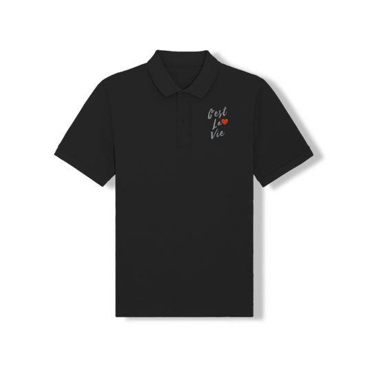 Polo Donna – Ricamo "C’est la vie"