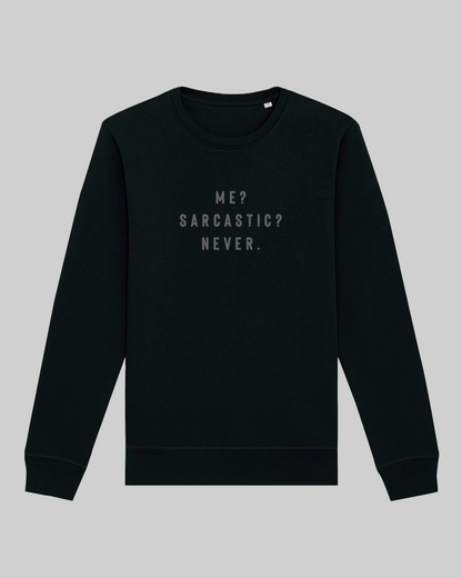 Unisex Premium Cotton Sweater – "Sarcastic"
