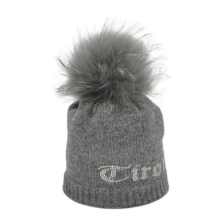 Merino-Mütze mit Strass Tirol