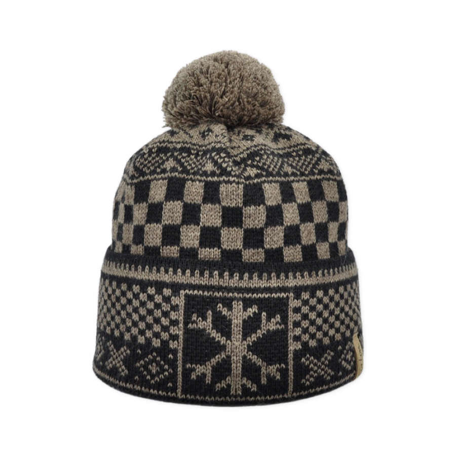Men's Merino Wool Beanie with Bobble